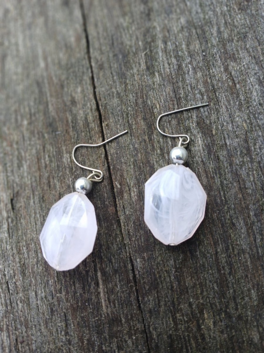 náušnice růžové