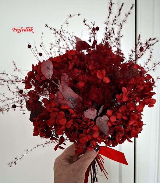 Valentýnská hortenzie.