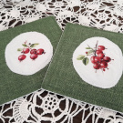 Prostírka.....lesní plody sada 2 kusy