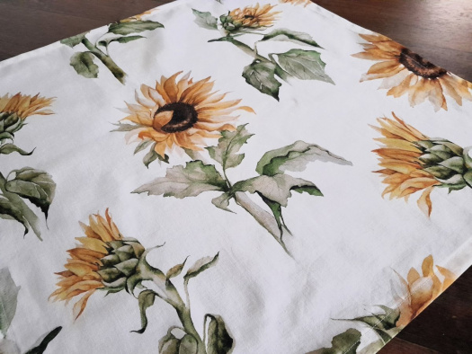 Čtvercový ubrus.....slunečnice