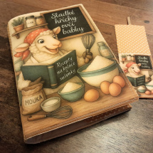 Nastavitelný obal na knihu......u ovčí babičky