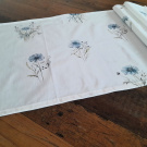 Ubrus....modré kvítí