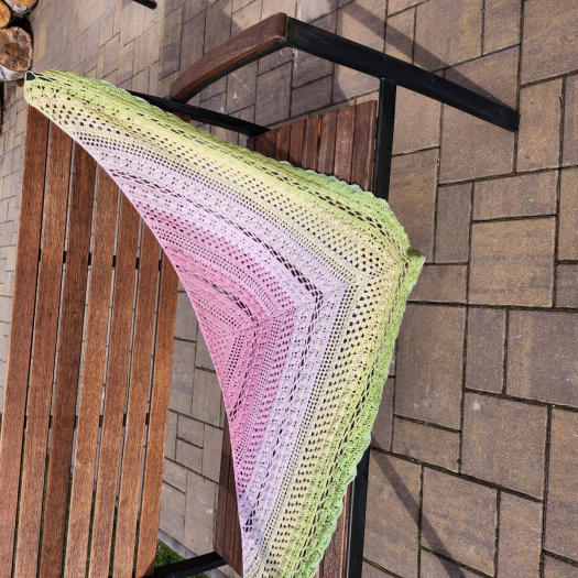 Háčkovaný šátek 