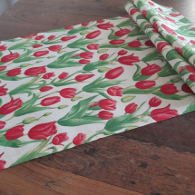 Ubrus......tulipánky