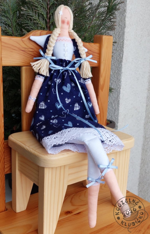 Andělka/Panenka KAROLÍNKA 45 cm