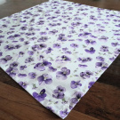 Čtvercový ubrus.....macešky