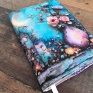 nastavitelný obal na knihu.....váza s květinou