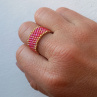 Prsten - Red AB Gold