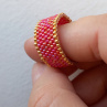 Prsten - Red AB Gold