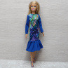 Šaty s volánem pro Barbie