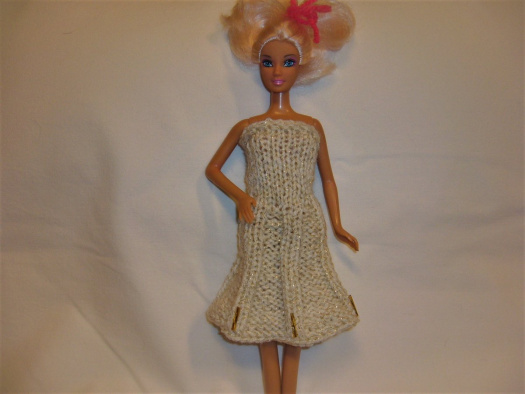 Barbie - šatičky se zlatým lurexem (20_13)