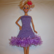 Barbie - šatičky fialové (20_22)
