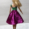 Barevné šaty pro Barbie