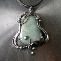 Náhrdelník Sabia   (akvamarín)