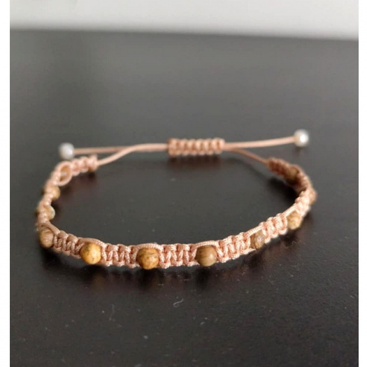 Náramek Shamballa - Jaspis