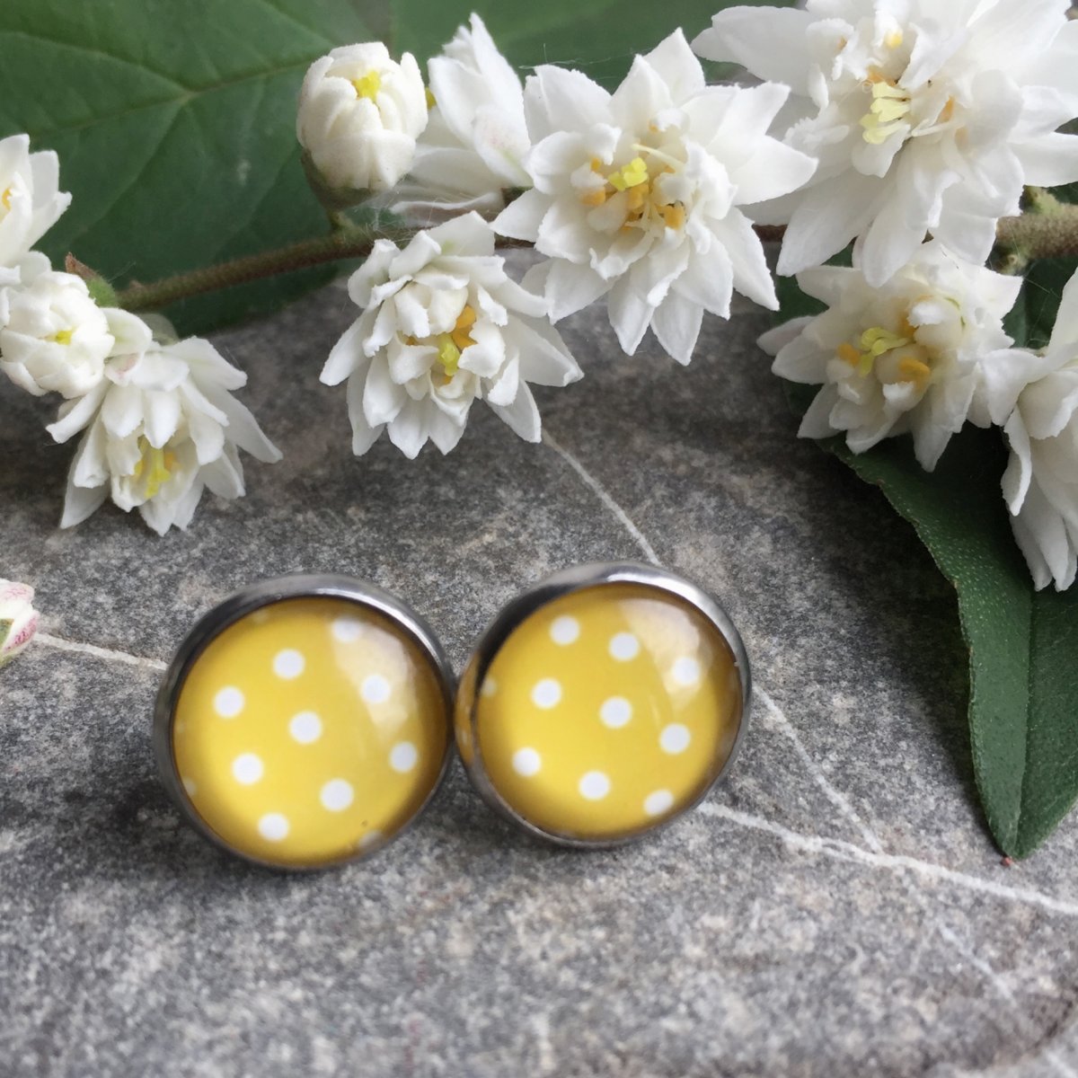 Žluté puntíkaté - S.Steel