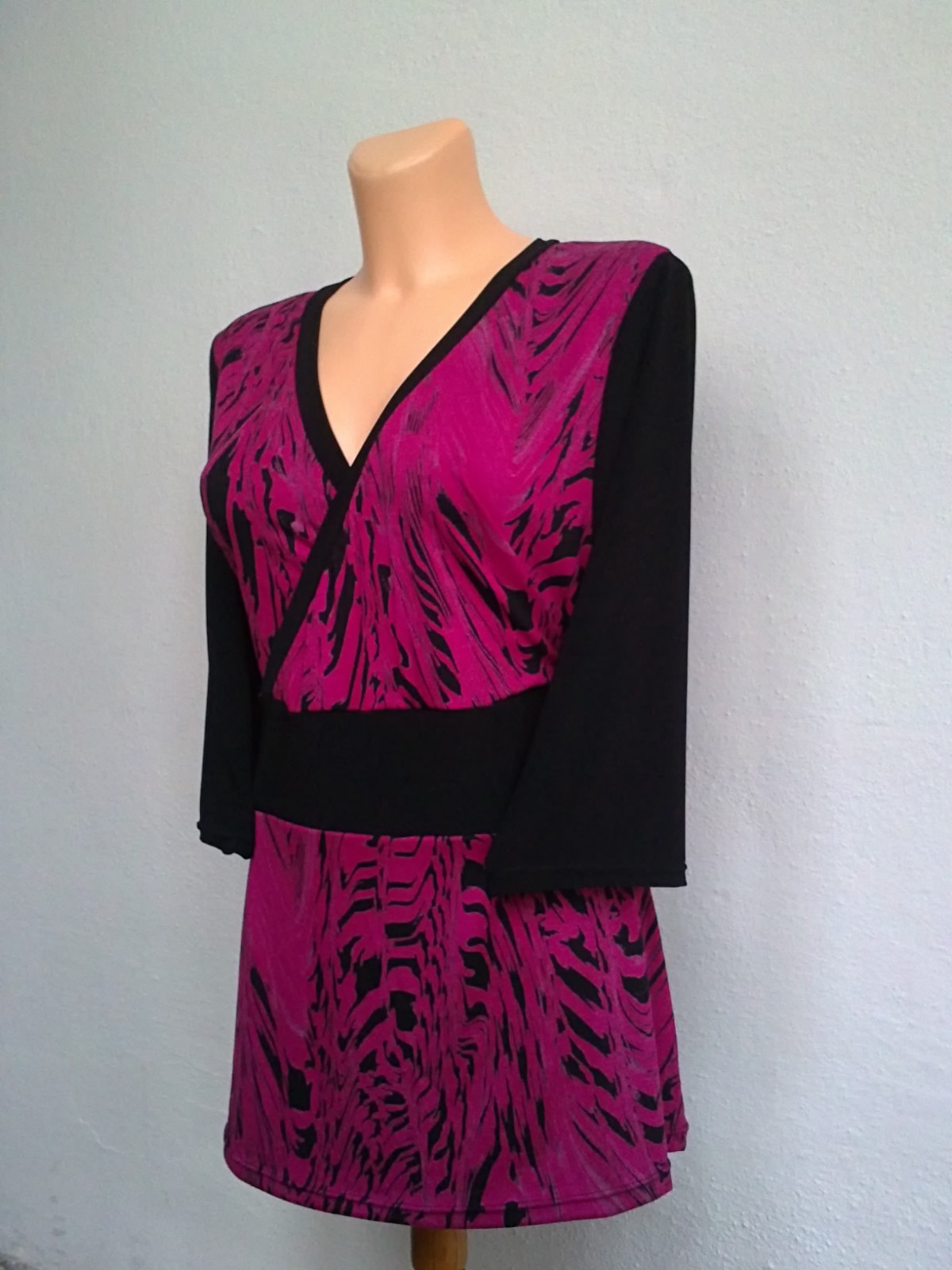 Tunika - fuchsie/zavinovací