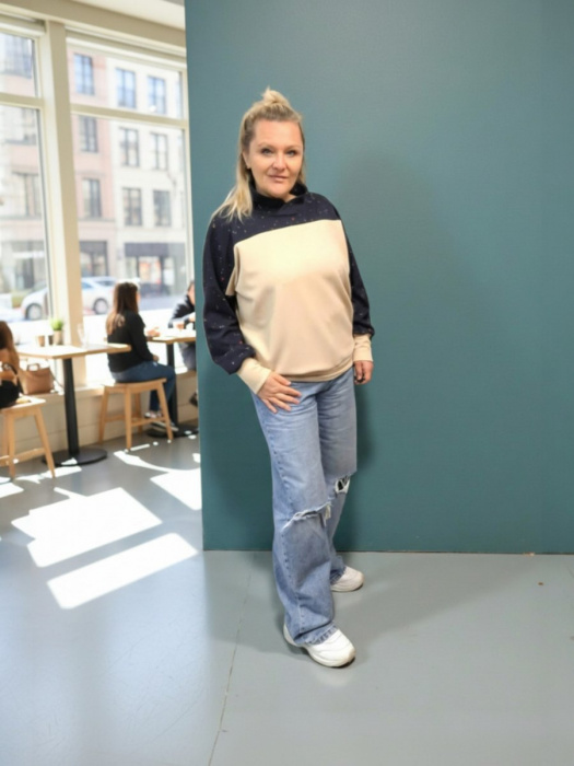 Dámská mikina do pasu - M/L