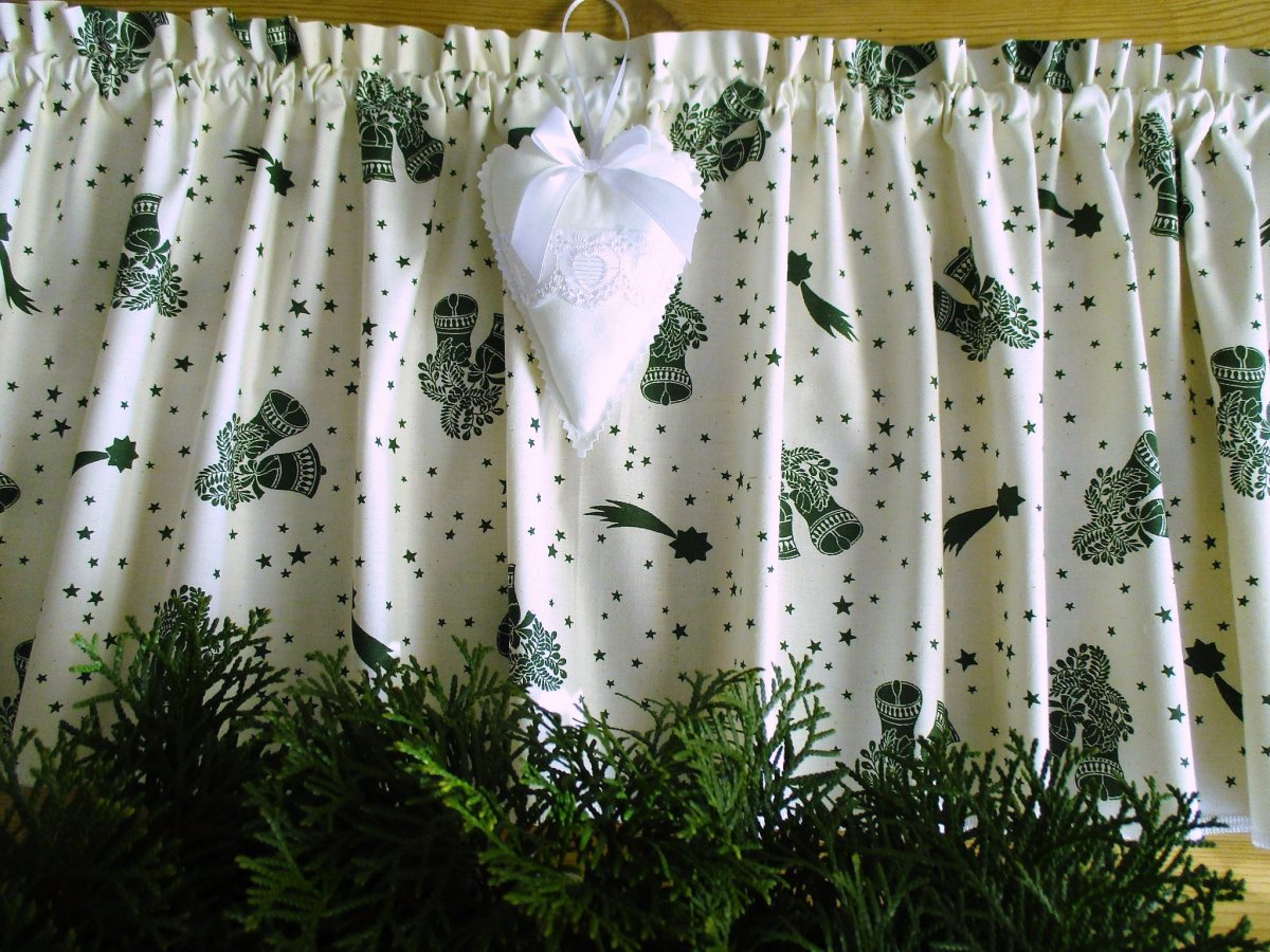 Záclonka vánoční