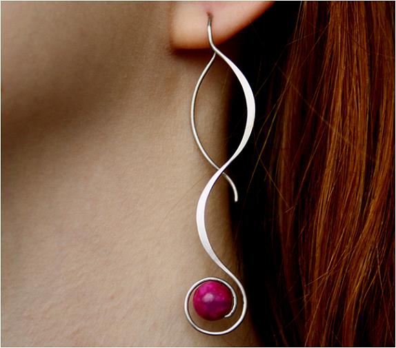 PROVLÉKACÍ SPIRÁLY-ACHÁT CRAZY LACE- hypoalergenní