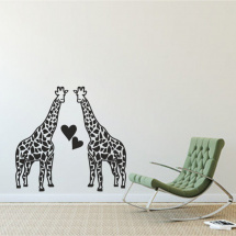 Žirafy - samolepky na zeď