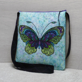 Originální barevná taška s motýlem