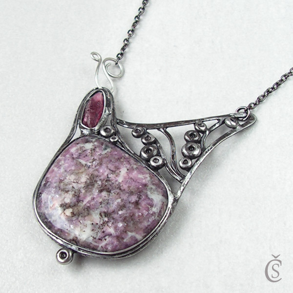 Fantazie - Lepidolit, Rubelit