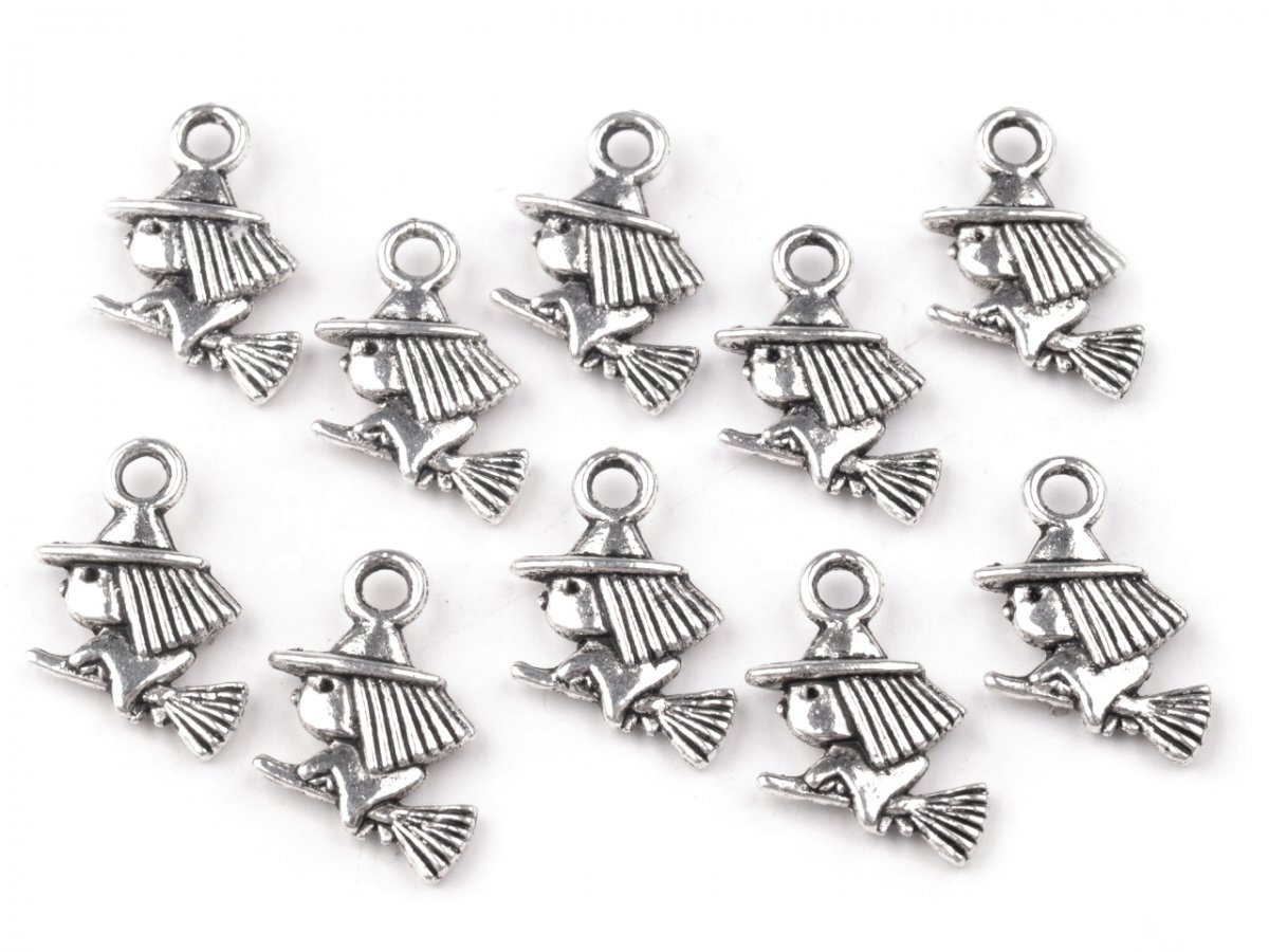 Přívěsek čarodějnice 11x17mm