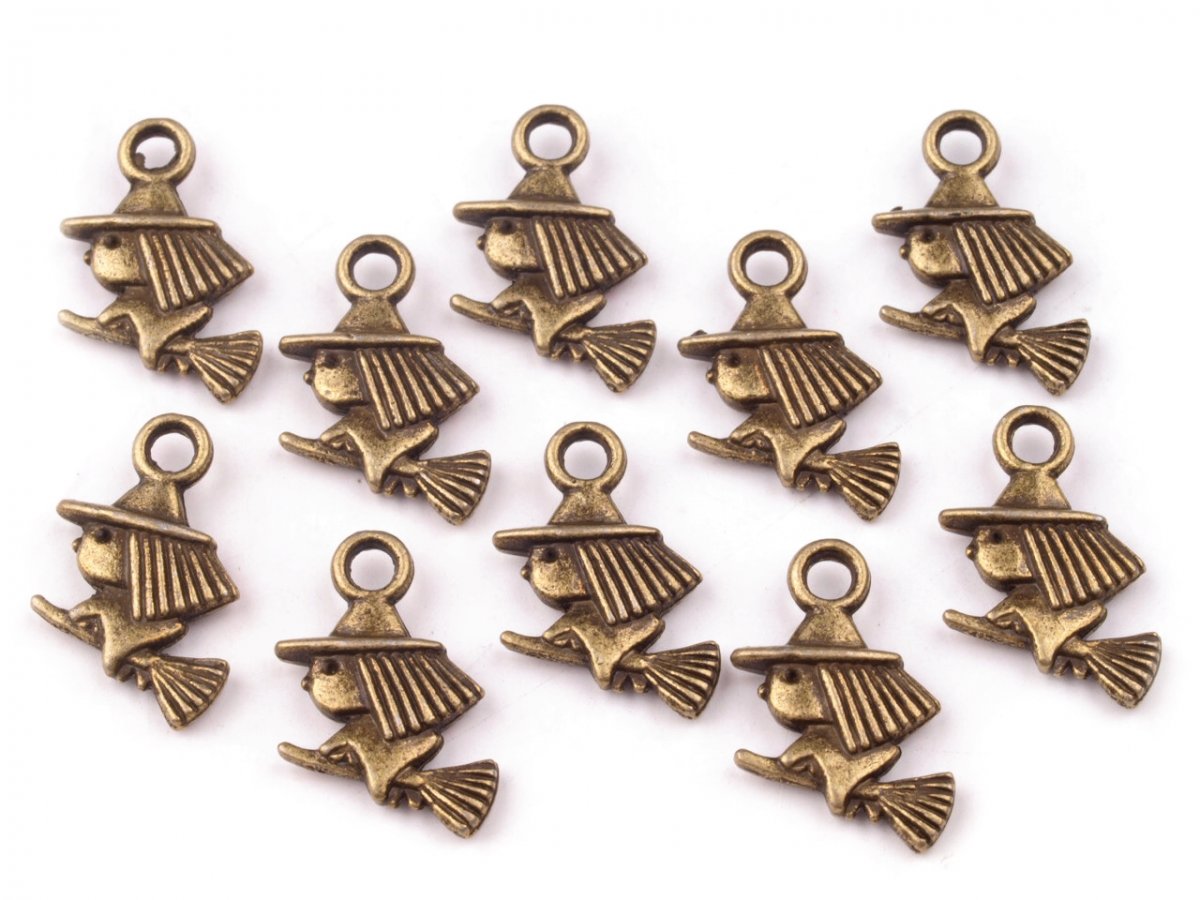 Přívěsek čarodějnice 11x17mm