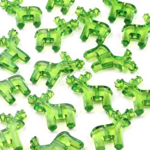 Plastový SOB zelený transparentní- 2ks
