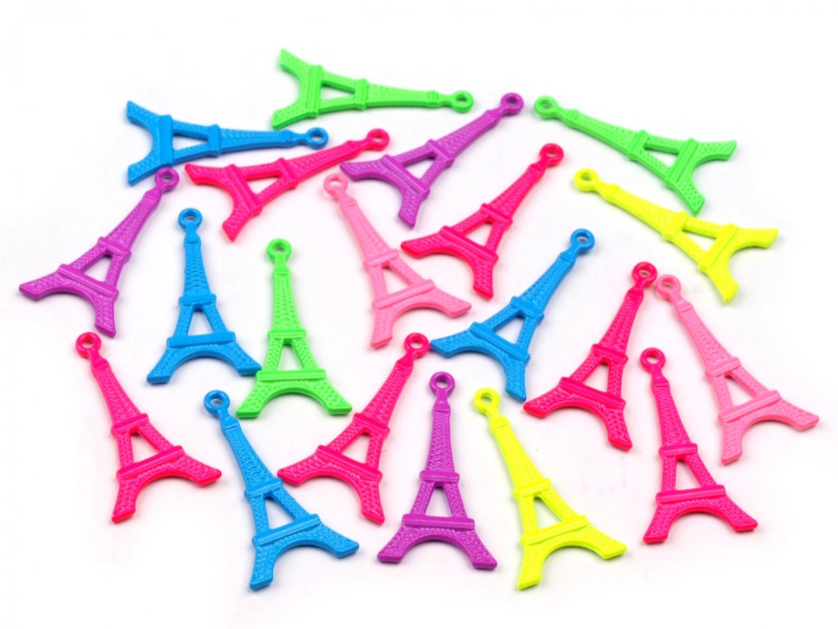 Neonová Eiffelovka-zelená