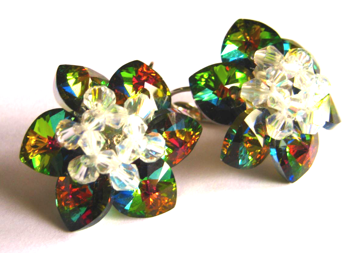 Náušnice Swarovski - Vitrail medium 