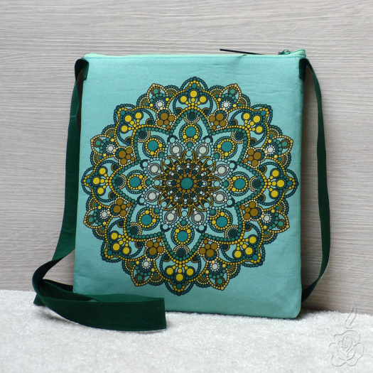 Crossbody kabelka s mandalou Dot Art