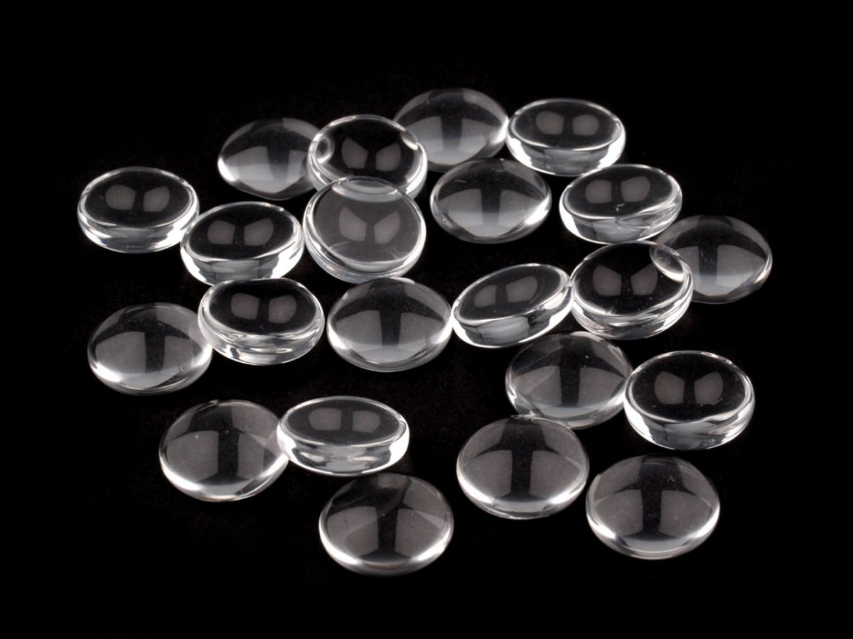 KABOŠON skleněný 10mm  průhledný