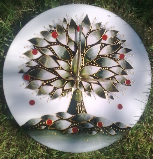 Strom života se zlatou korunou- 33cm