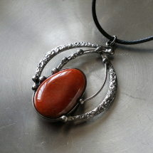 Náhrdelník Estée  (achát ohnivý)