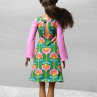 Retro šaty pro Barbie 