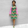 Retro šaty pro Barbie 