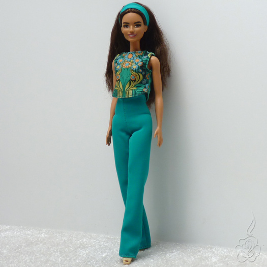 Kalhoty a top pro Barbie