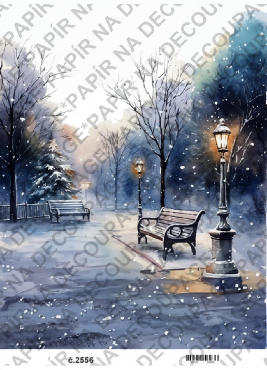 Rýžový papír A4 na decoupage - KB25456