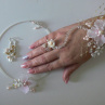 Svatební šperky - náramek s prstýnkem