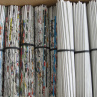 600 kusů bílých-dlouhých ruliček na pletení