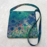 Modrozelená crossbody kabelka - Agáta