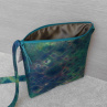 Modrozelená crossbody kabelka - Agáta