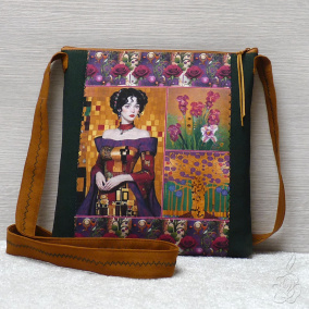 Barevná kabelka - styl Klimt