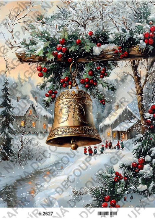 Rýžový papír A4 na decoupage - KB2627