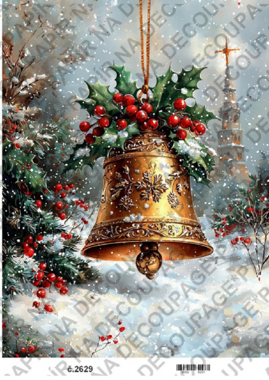 Rýžový papír A4 na decoupage - KB2629