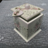 Dárková, svatební,originální krabička s poklopem vintage do růžova
