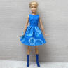 Modré šatičky pro Barbie