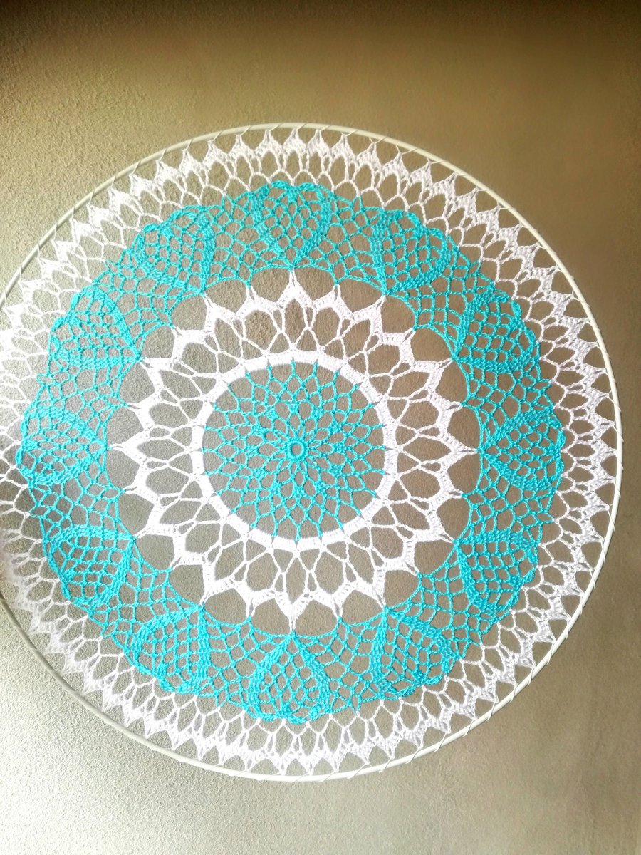 Krajka - 35 cm - vypnutá do kruhu